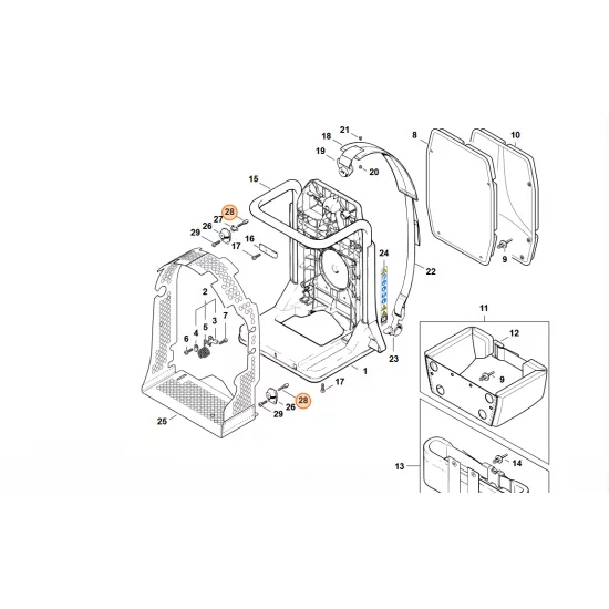 STIHL  Śruba z łbem cylindrycznym 1121 791 6105